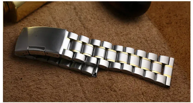 14 16 18mm 19mm 20mm 21mm 22mm 24mm 26mm Watchband Stainless Steel Bracelet Wrist Strpas For Seiko Huawei gt2 Smart Watch Band