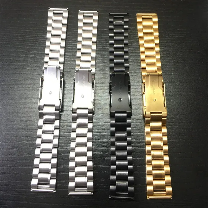 14 16 18mm 19mm 20mm 21mm 22mm 24mm 26mm Watchband Stainless Steel Bracelet Wrist Strpas For Seiko Huawei gt2 Smart Watch Band