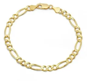 14 KT GOLD GP CUBAN LINK BRACELET