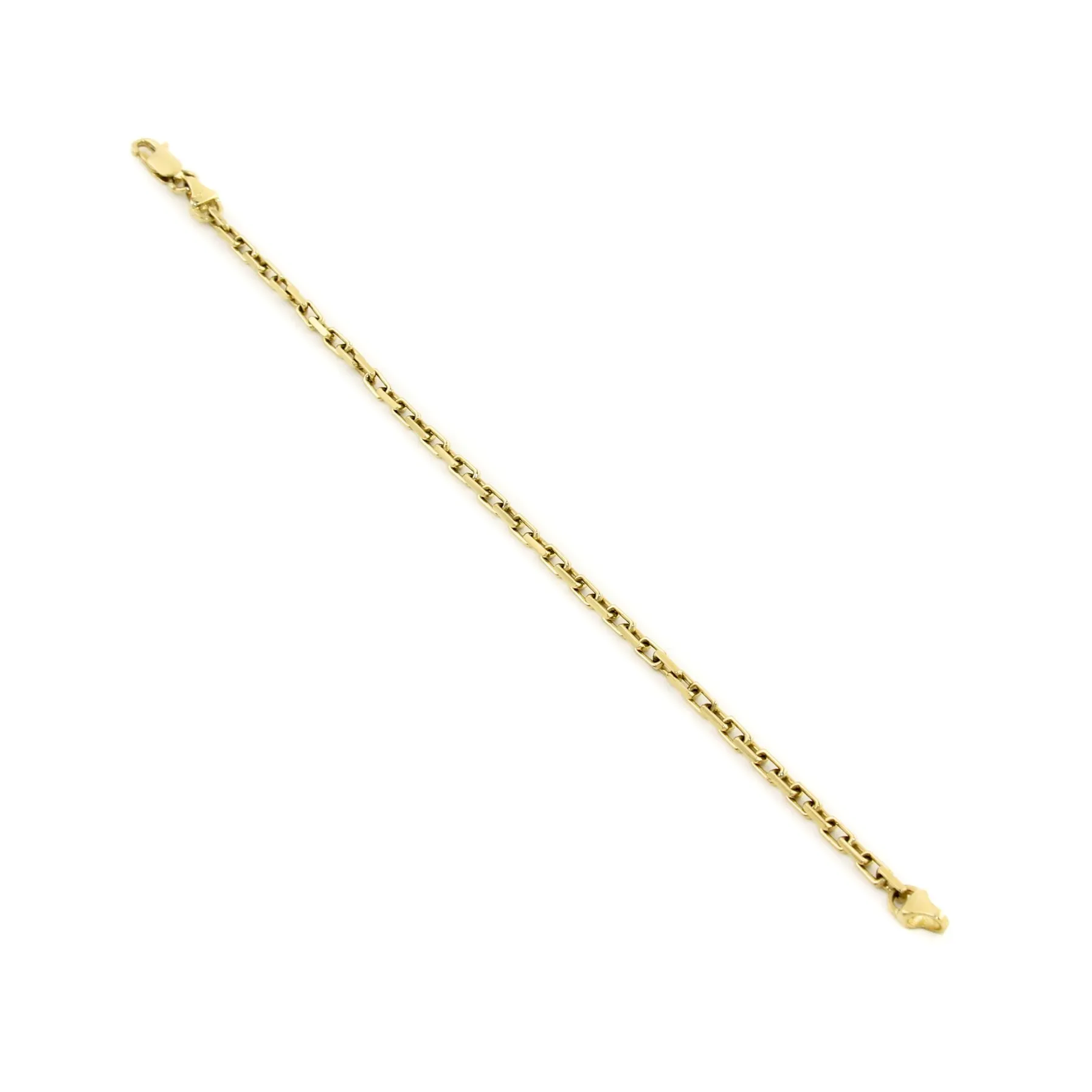 14K x 4mm Cable Chain Link Bracelet