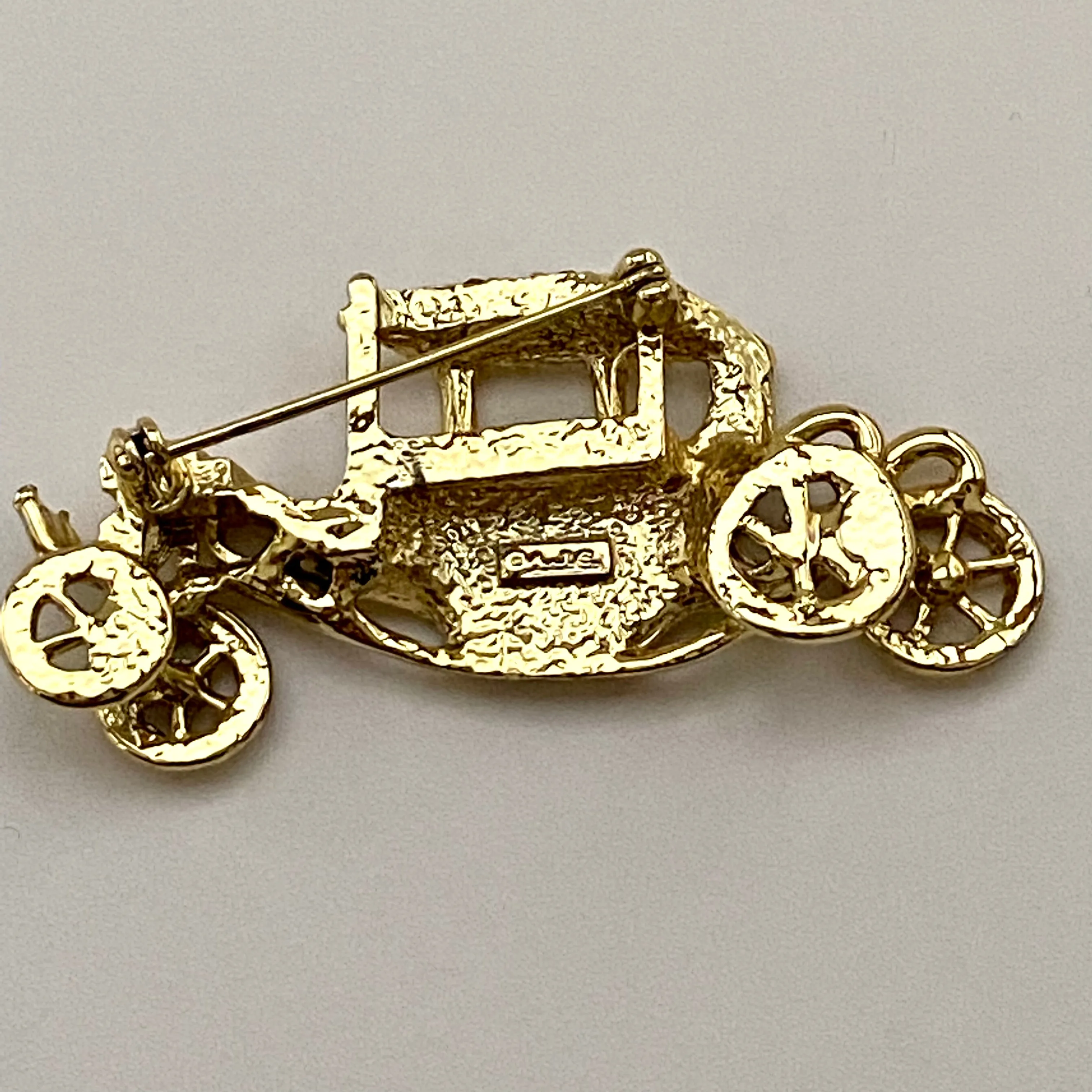 1980s AJC Vintage Car Brooch