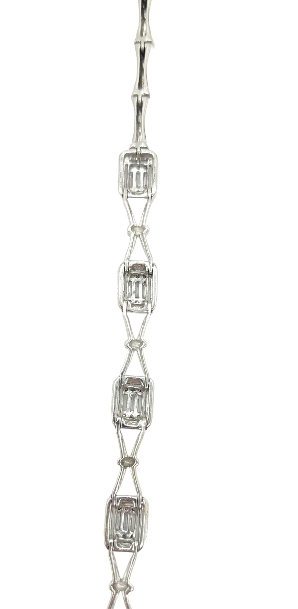 2 Carat Diamond Halo Link Bracelet