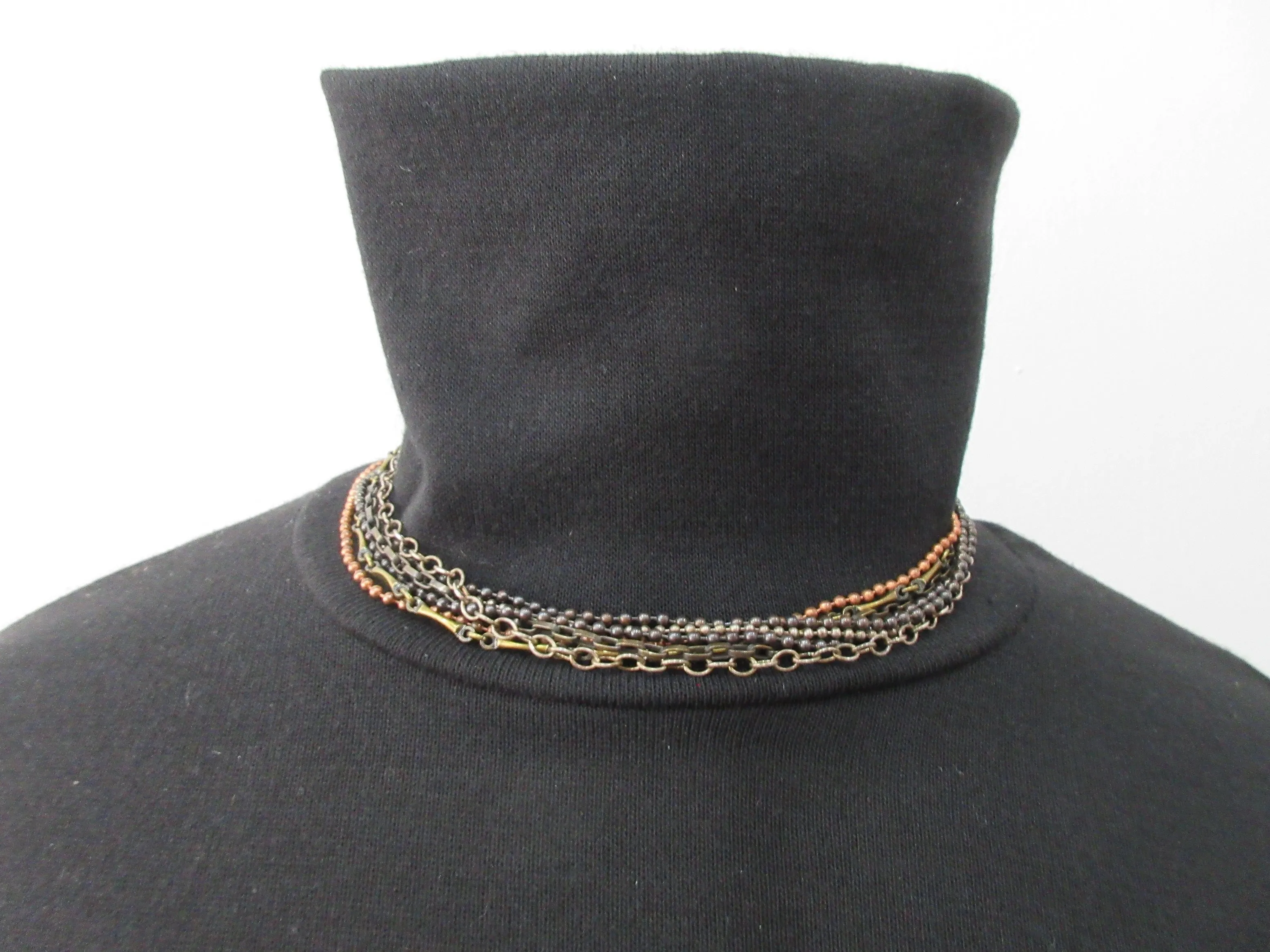 20A52 -Karyn Chopik Multi Chain Choker