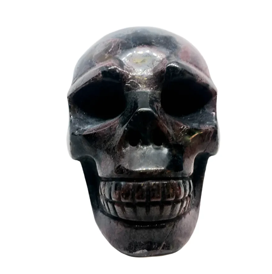 3.4lbs Firework Garnet Crystal Skull