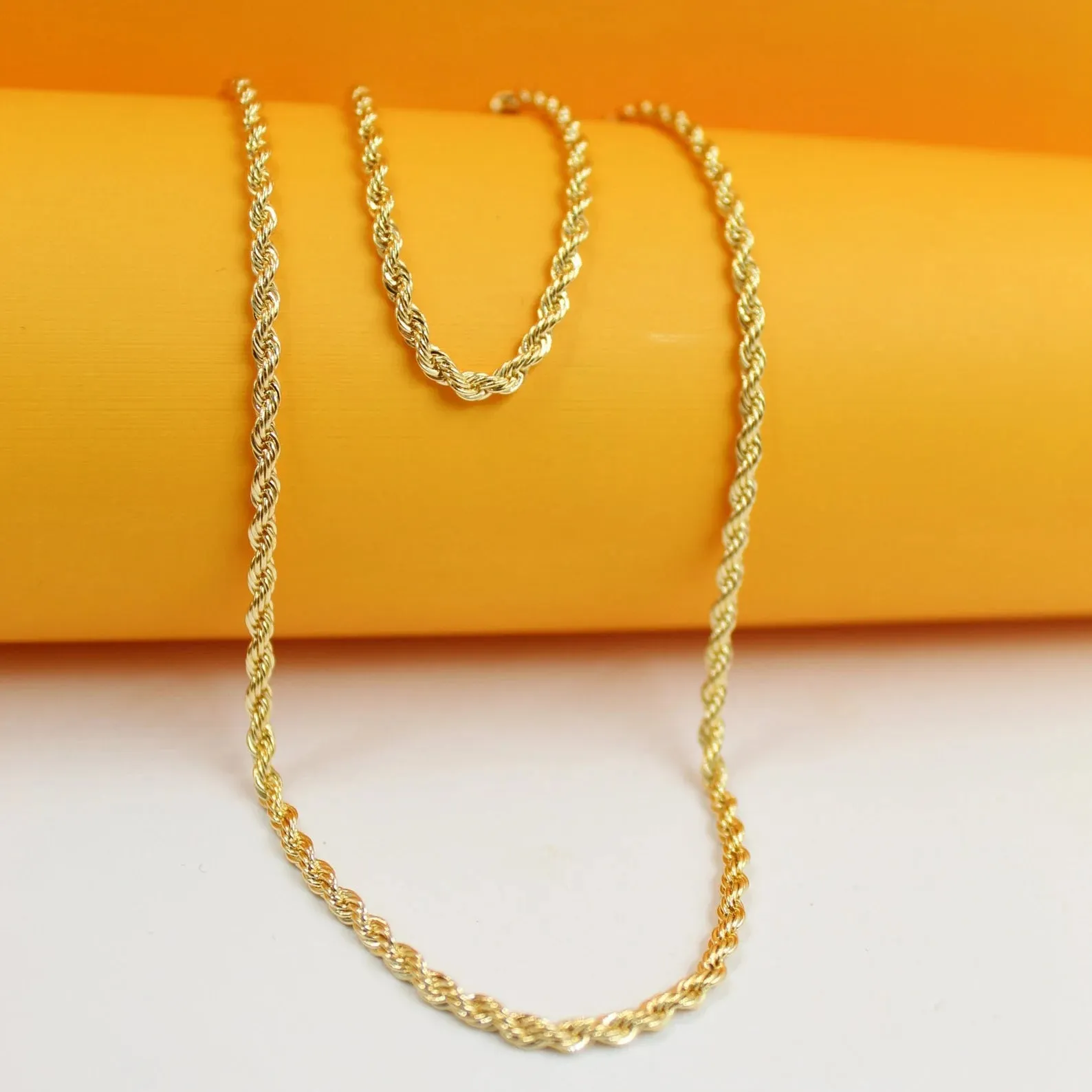 3mm Rope Chain Bracelet With Round Cap (F233)(I12)