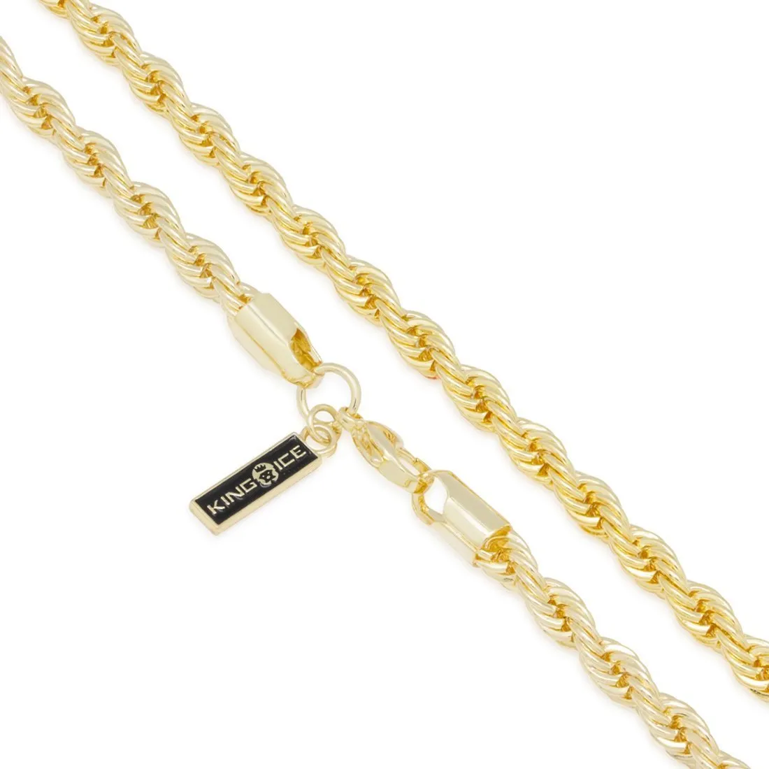 6mm 14K Gold Rope Choker Set