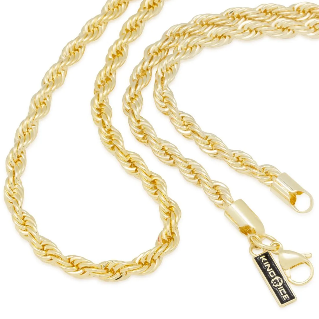 6mm 14K Gold Rope Choker Set