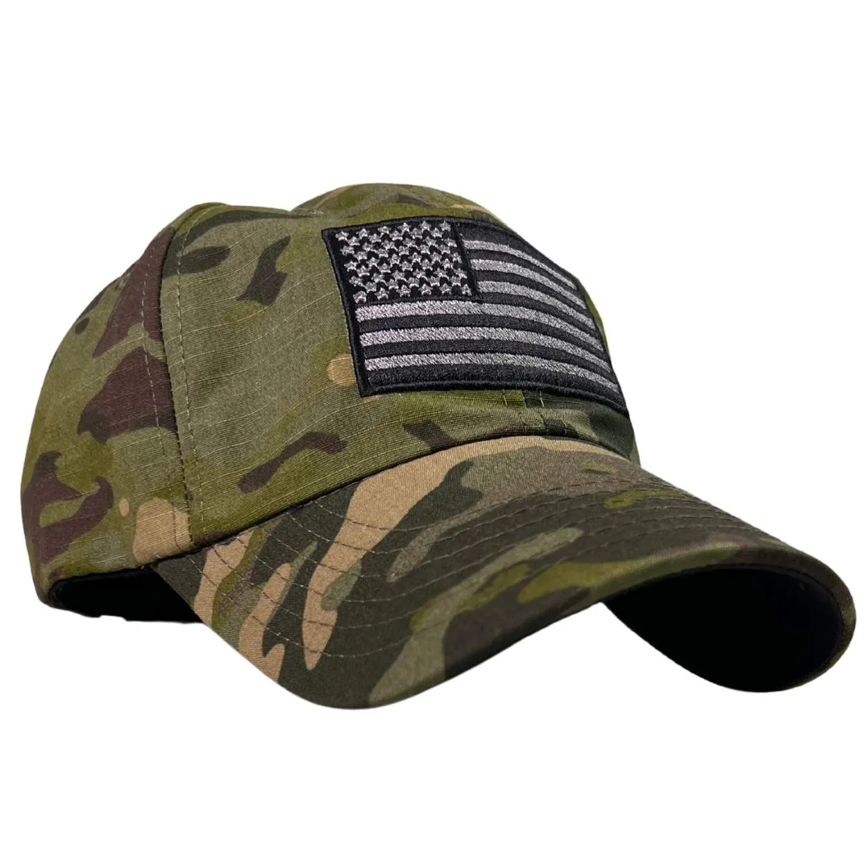 American Flag Tropic Multicam Camo Range Hat