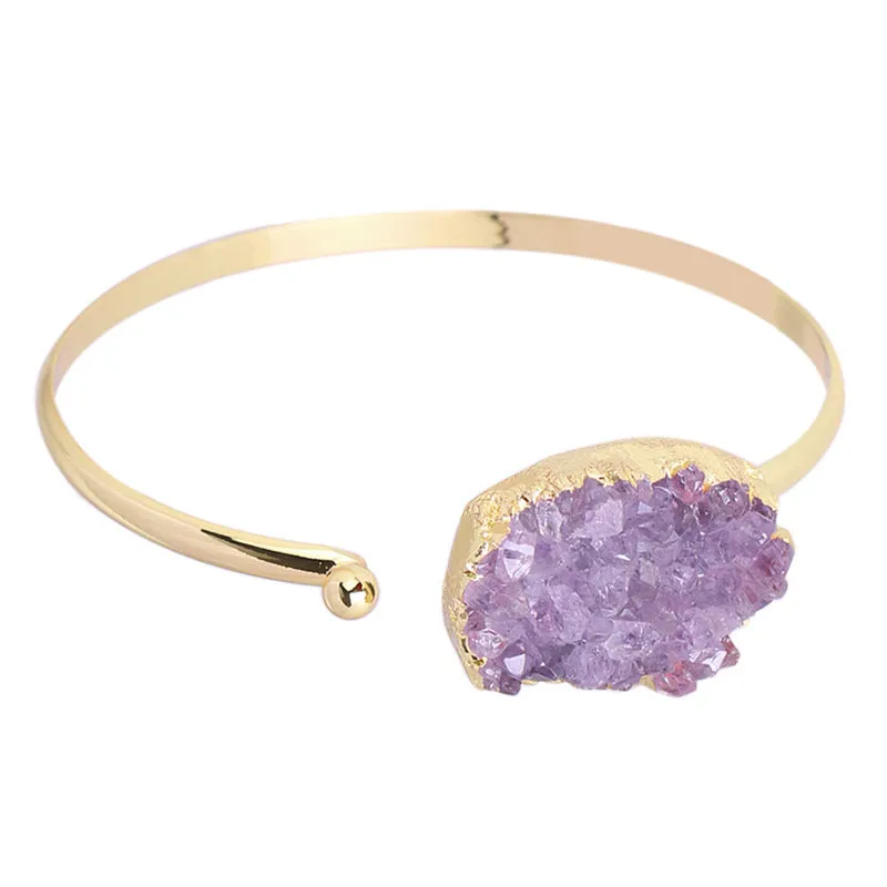 Amethyst adjustable bracelet