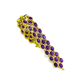 Amethyst and Diamond Bracelet ( Candy Collection )