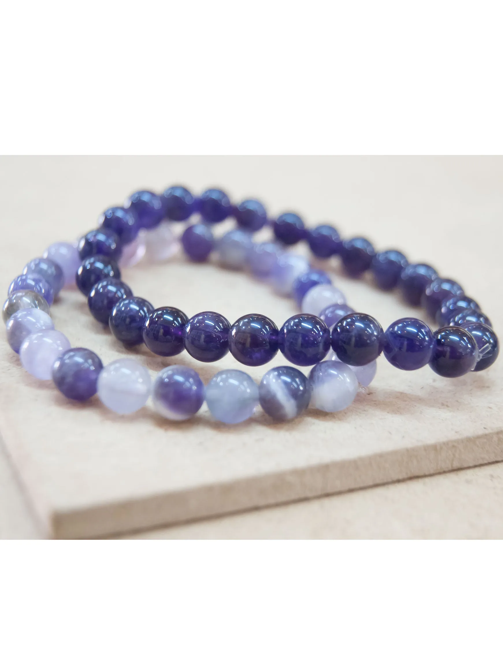 Amethyst Mala Bracelet