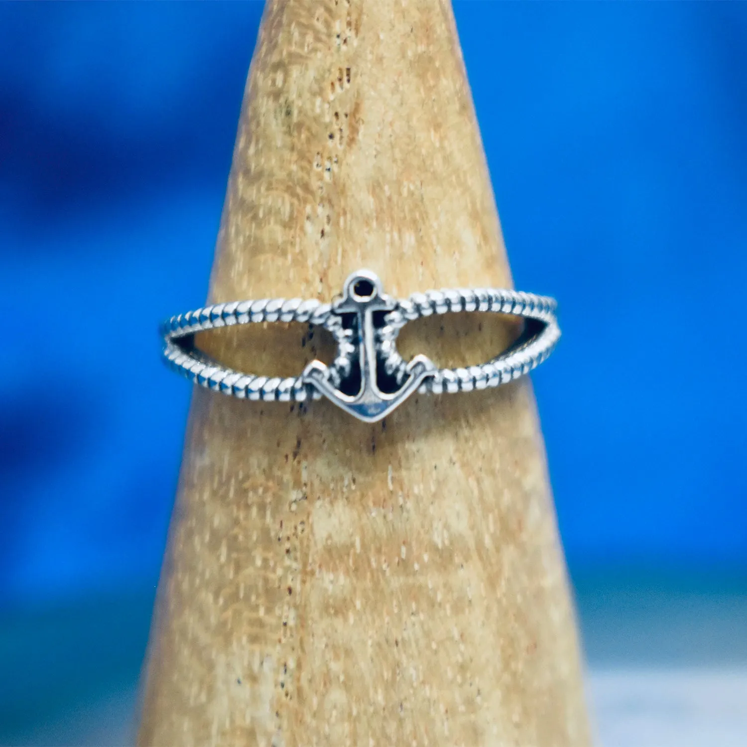 Anchor Ring (925) Sterling Silver