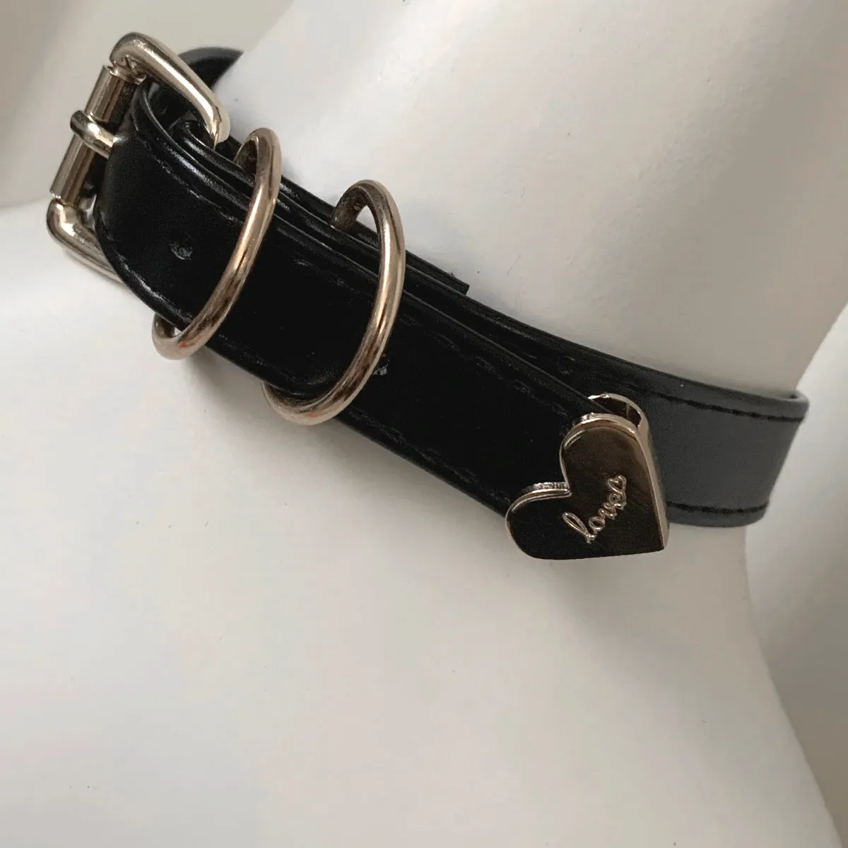 ANGEL VEGAN LEATHER CHOKER - MJN