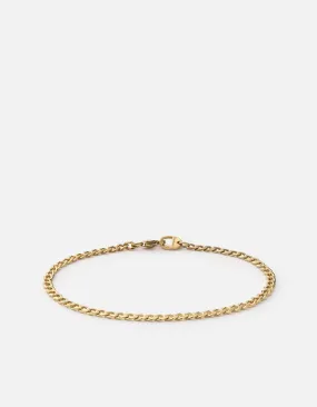 Annex Cuban Chain Bracelet II, 14k Gold