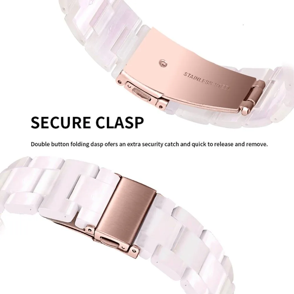 Apple Watch (41mm) 3 bead resin watch strap - Pink