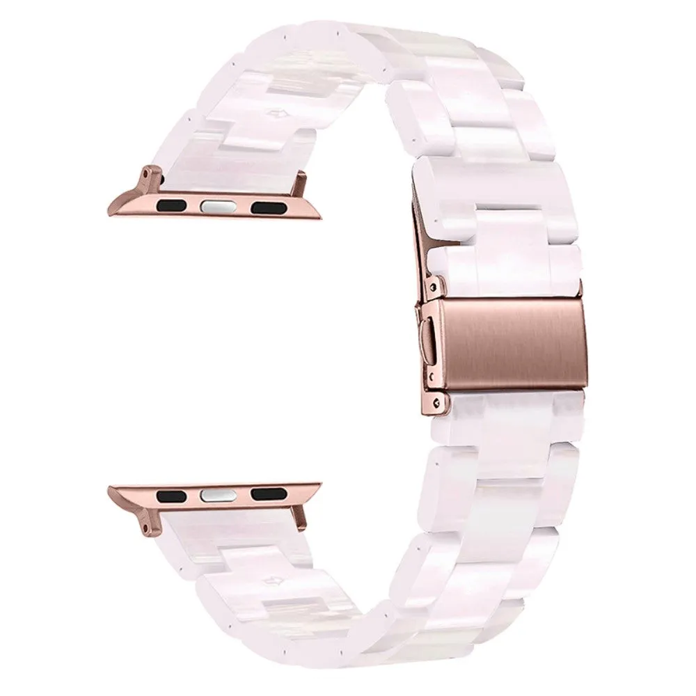 Apple Watch (41mm) 3 bead resin watch strap - Pink