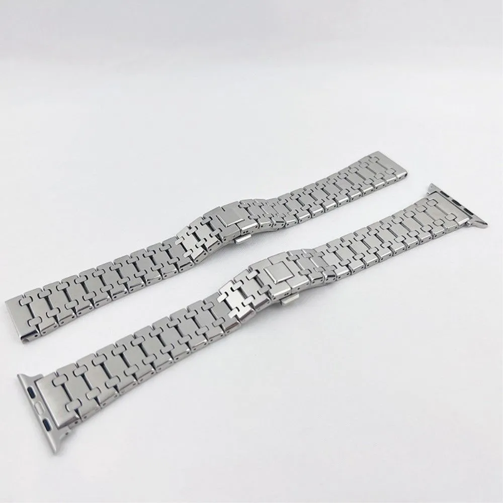 Apple Watch (41mm) stylish stainless steel watch strap - Silver