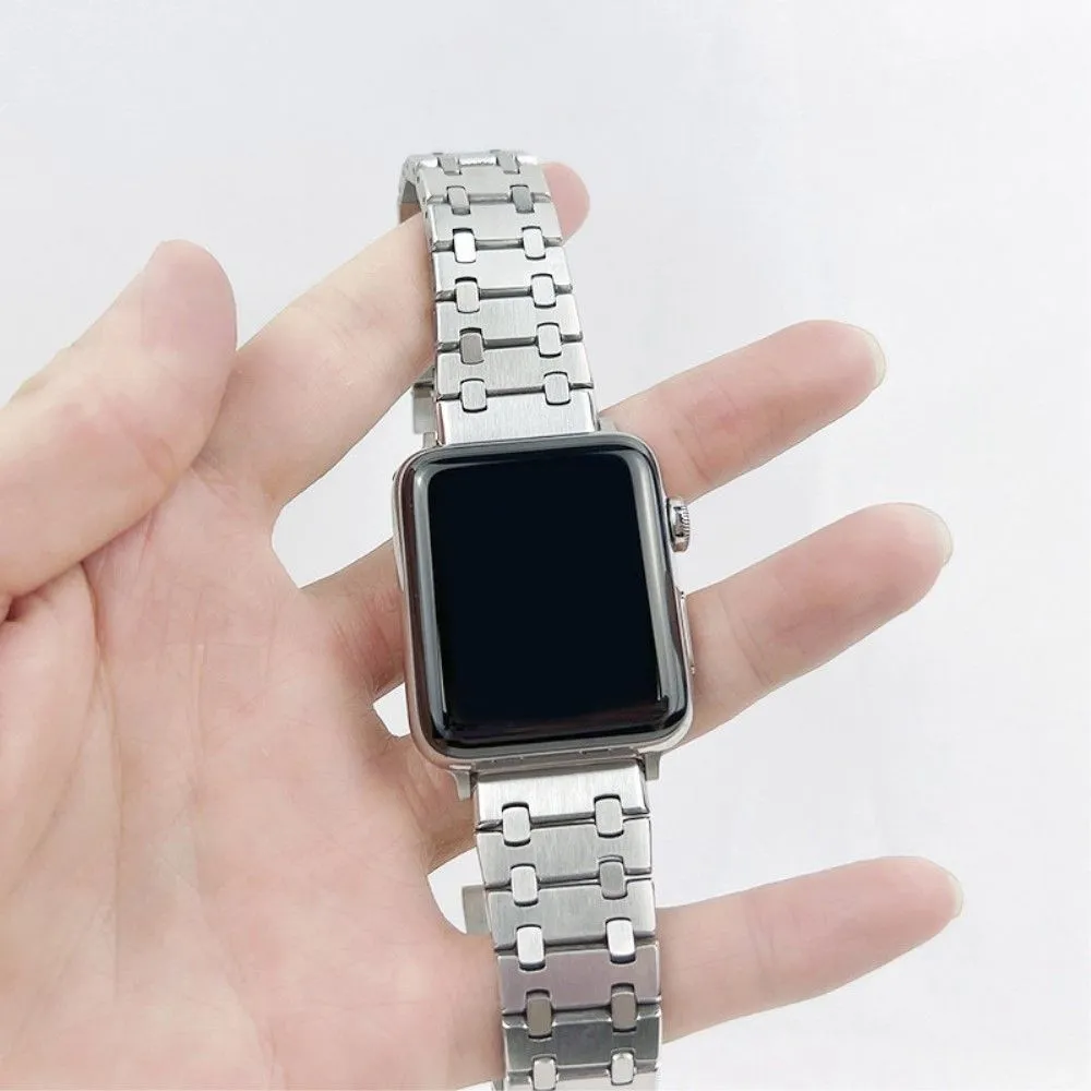 Apple Watch (41mm) stylish stainless steel watch strap - Silver