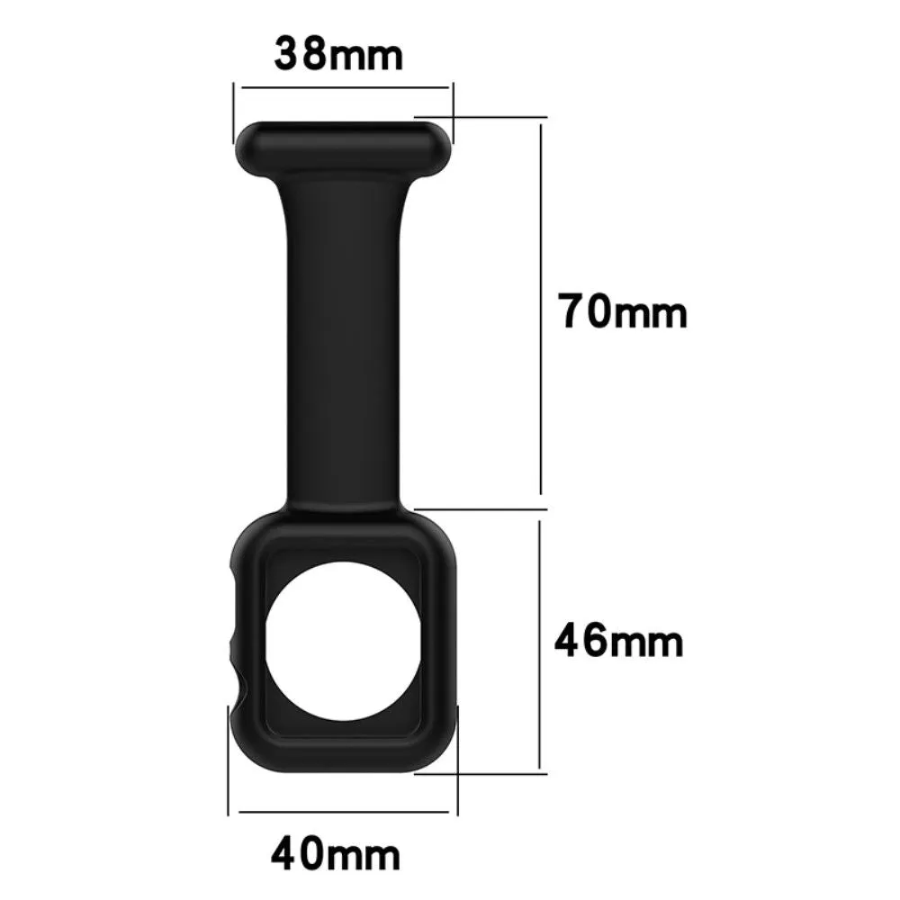 Apple Watch (45mm) silicone watch strap - Black