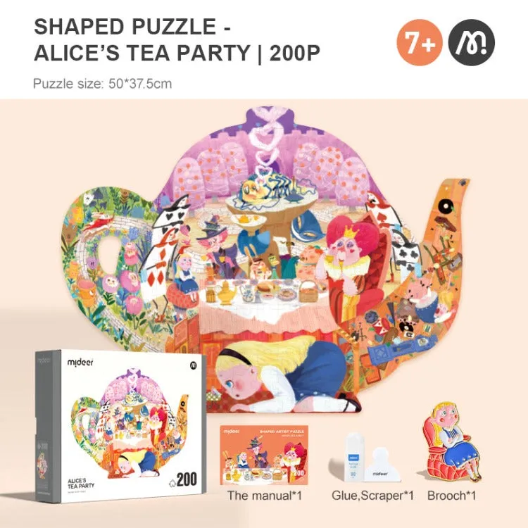 Artist Shaped Puzzle: Alice's Tea Party 200pc