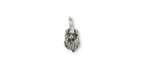 Australian Shepherd Charm Jewelry Sterling Silver Handmade Dog Charm AU8D-C