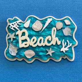 Beach - Brooch