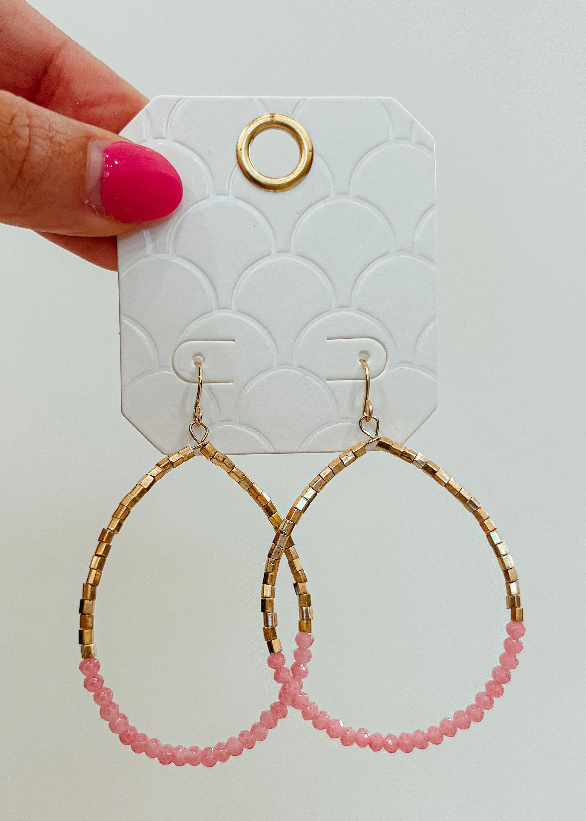 Beaded Teardrop Earrings