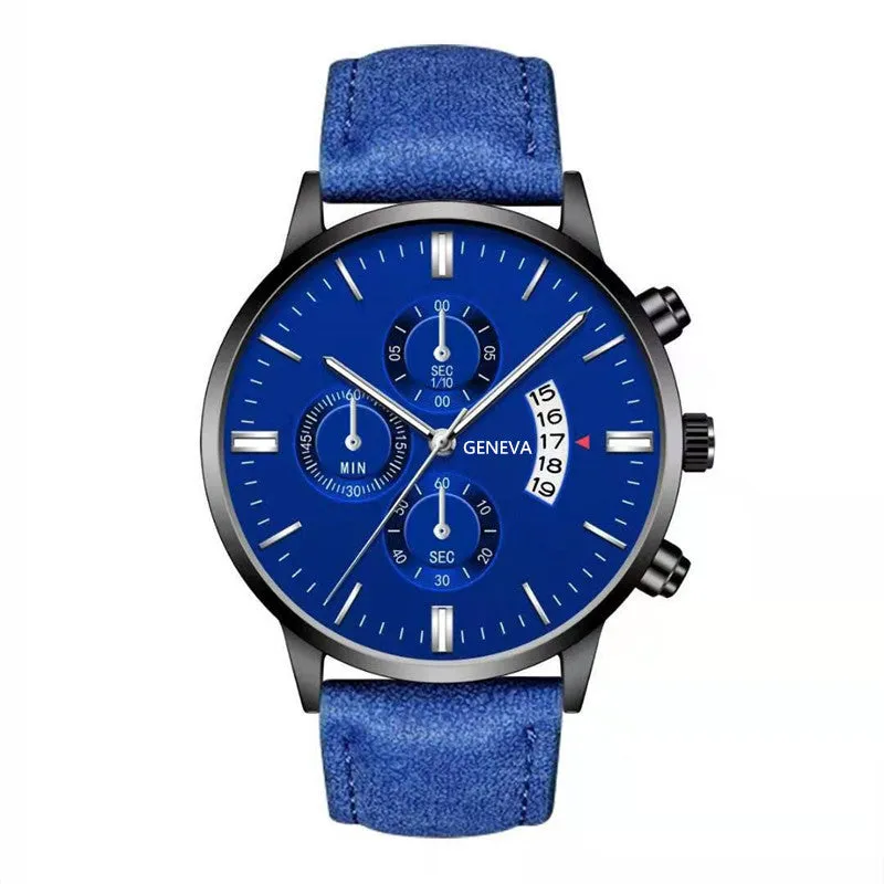 Belt Quartz Watch Fashion Calendar Men 'S Watch Business Watch Men