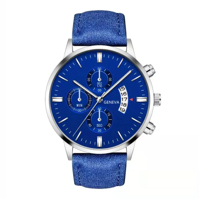 Belt Quartz Watch Fashion Calendar Men 'S Watch Business Watch Men