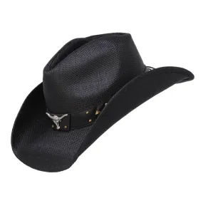 Black Bull Cowboy Hat