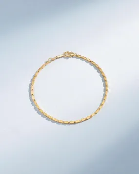 Block-Chain Thin Bracelet