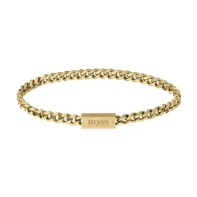 BOSS Gold Plated Chain for Him Bracelet