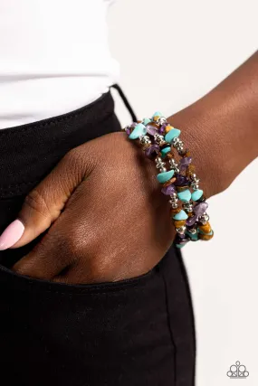 Bracelets Stacking Stones - Brown B270