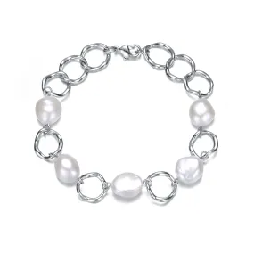 Brigitte Pearl Midi Round Bracelet