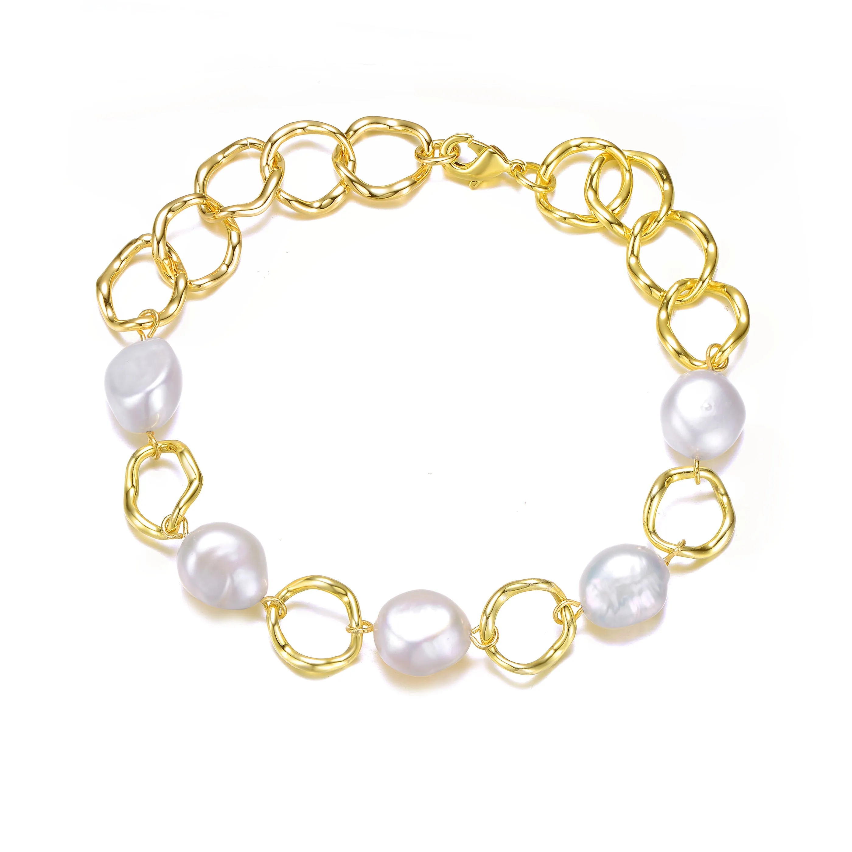 Brigitte Pearl Midi Round Bracelet