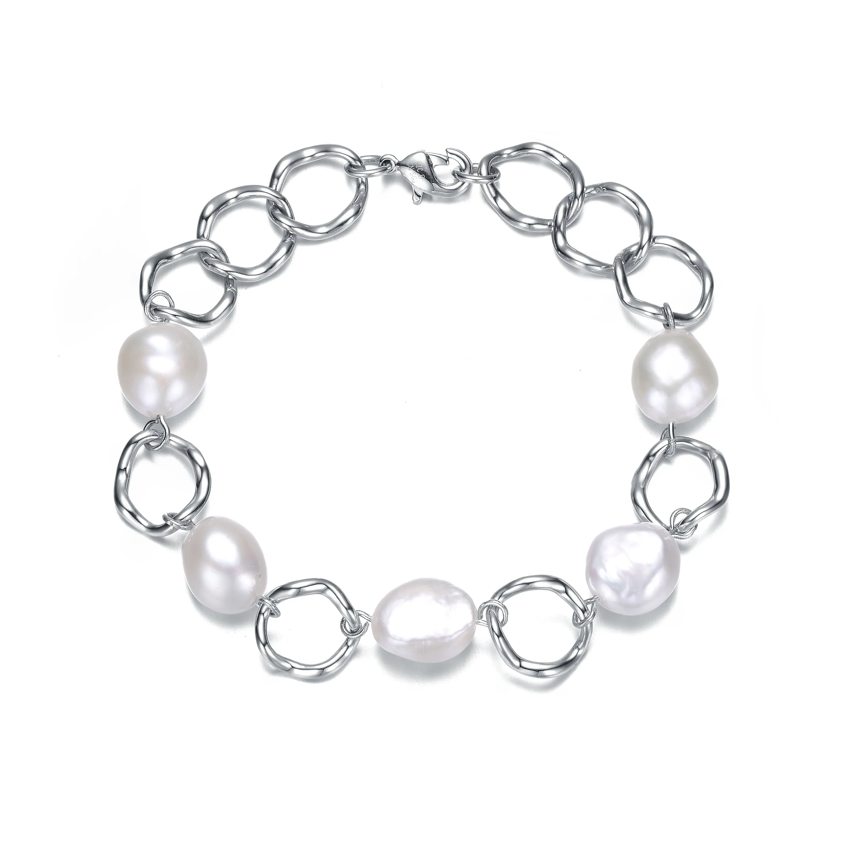 Brigitte Pearl Midi Round Bracelet