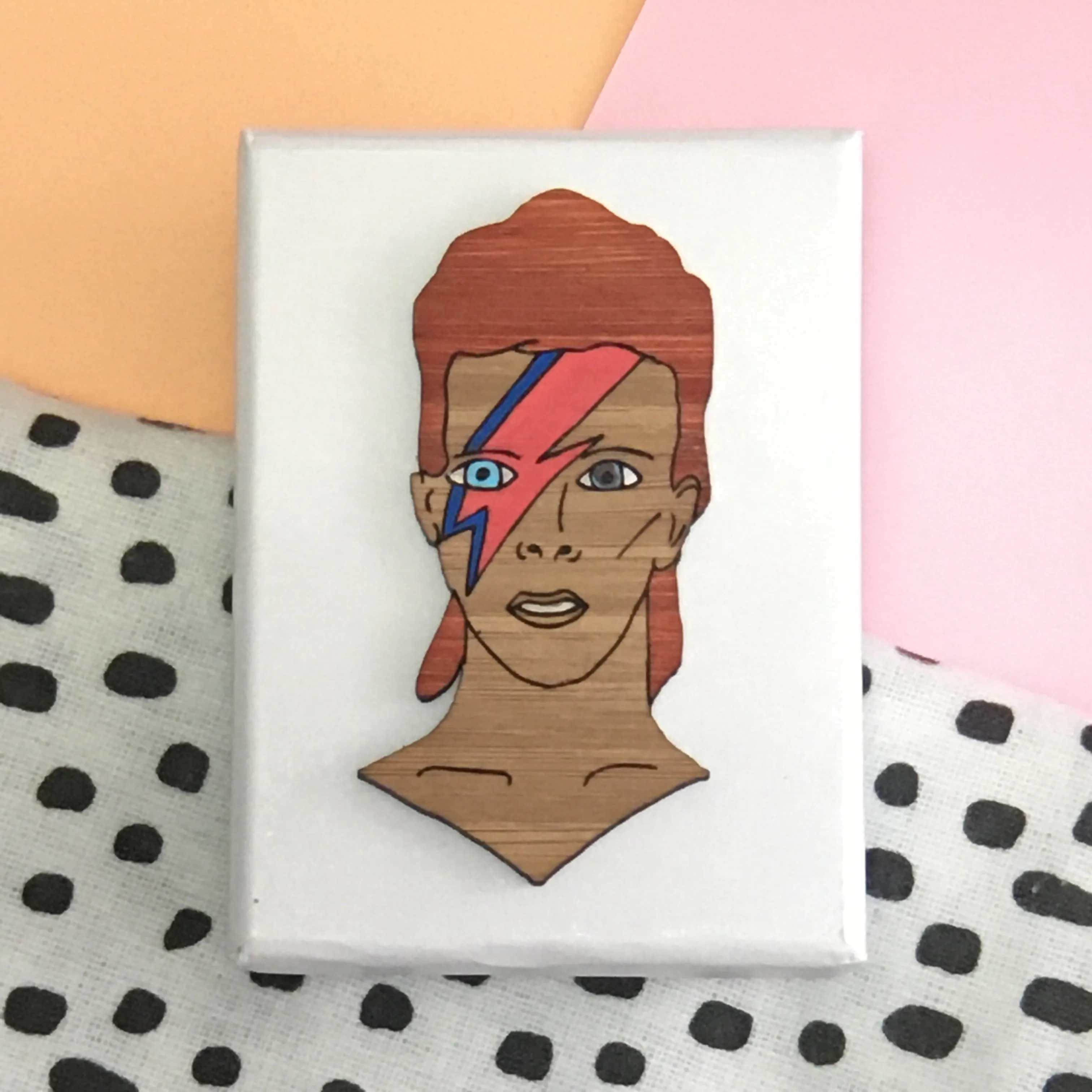 Brooch: David Bowie