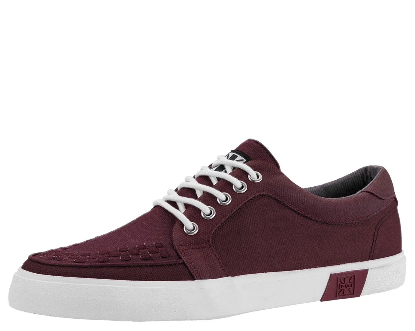 Burgundy Twill No-Ring VLK Sneaker