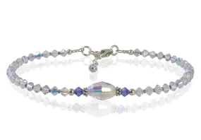 Calypso - Something Blue Crystal Wedding Anklet