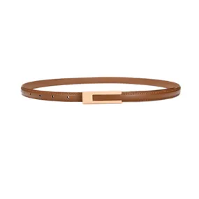 Caramel Women Genuine Leather Belt 焦糖色女士真皮皮带 KCBELT1034