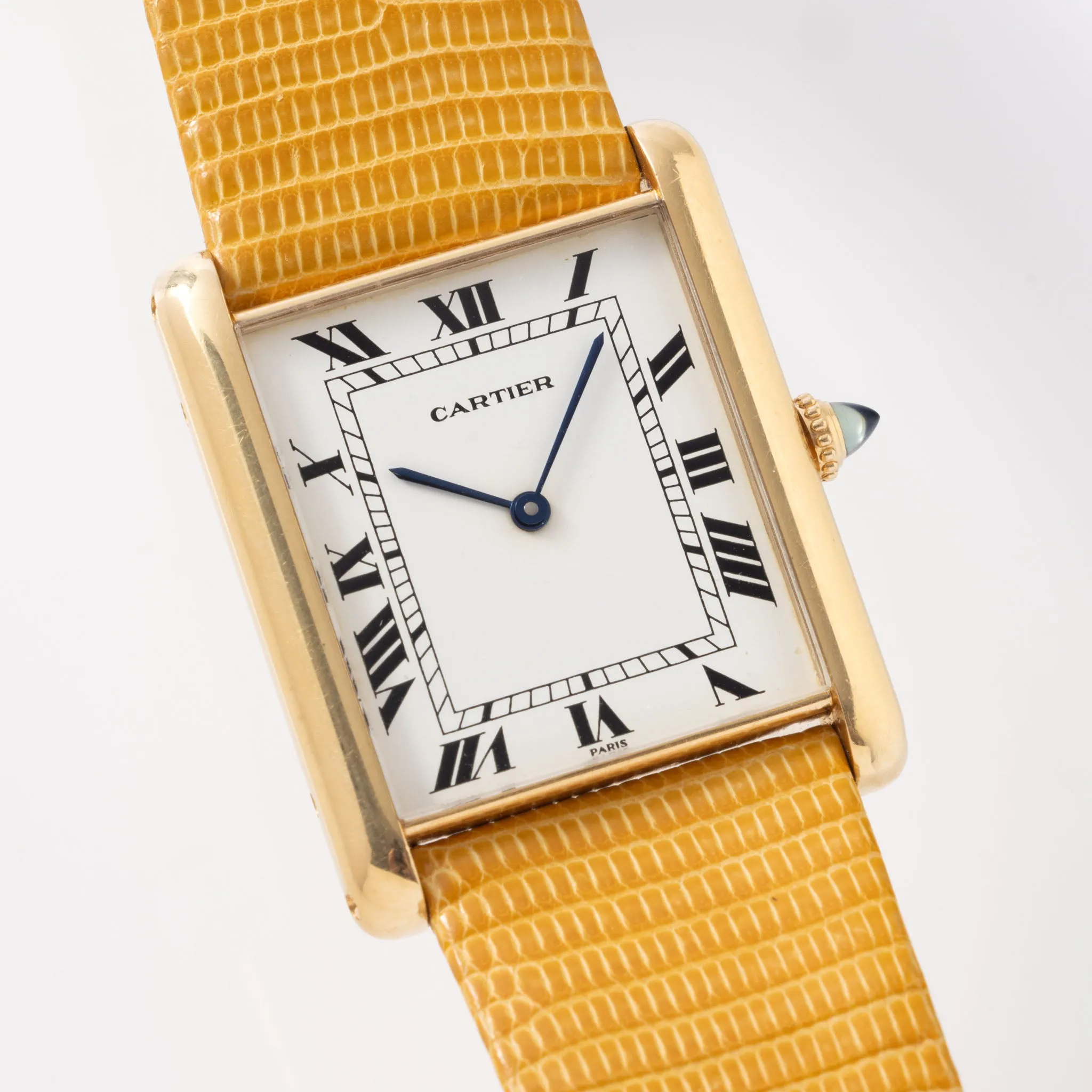 Cartier Jumbo Tank Automatique 18k yellow gold “Paris Dial”