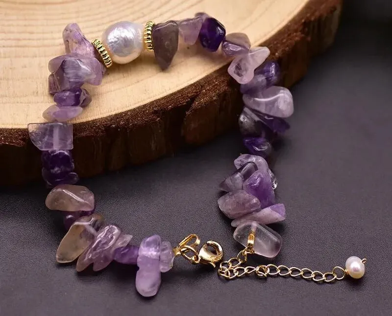 Chokore Amethyst Pearl Bracelet