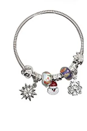 Christmas charm bracelet