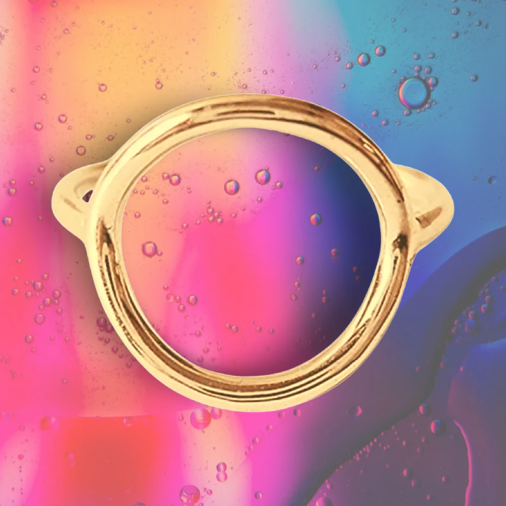 Circle Shaped Ring by The Urban Charm by The Urban Charm