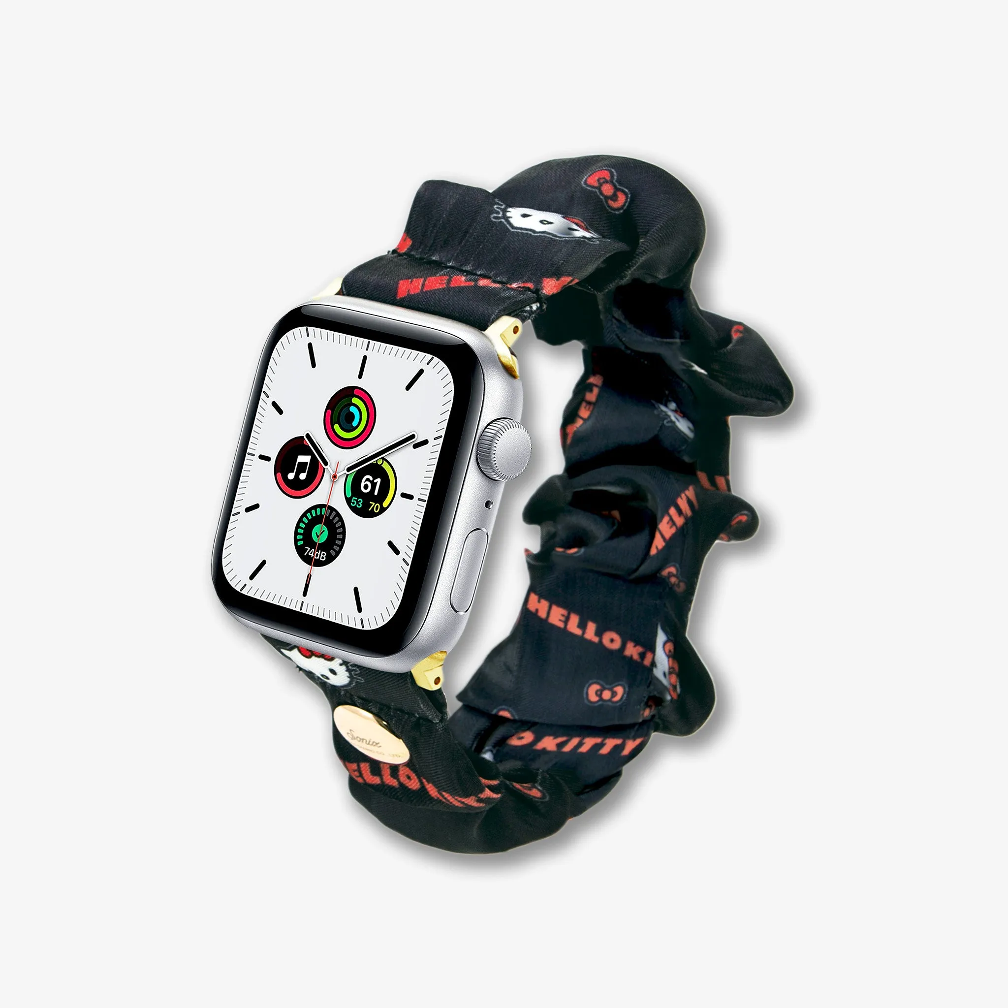 Classic Hello Kitty® Black Scrunchie Apple Watch® Band