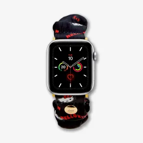 Classic Hello Kitty® Black Scrunchie Apple Watch® Band