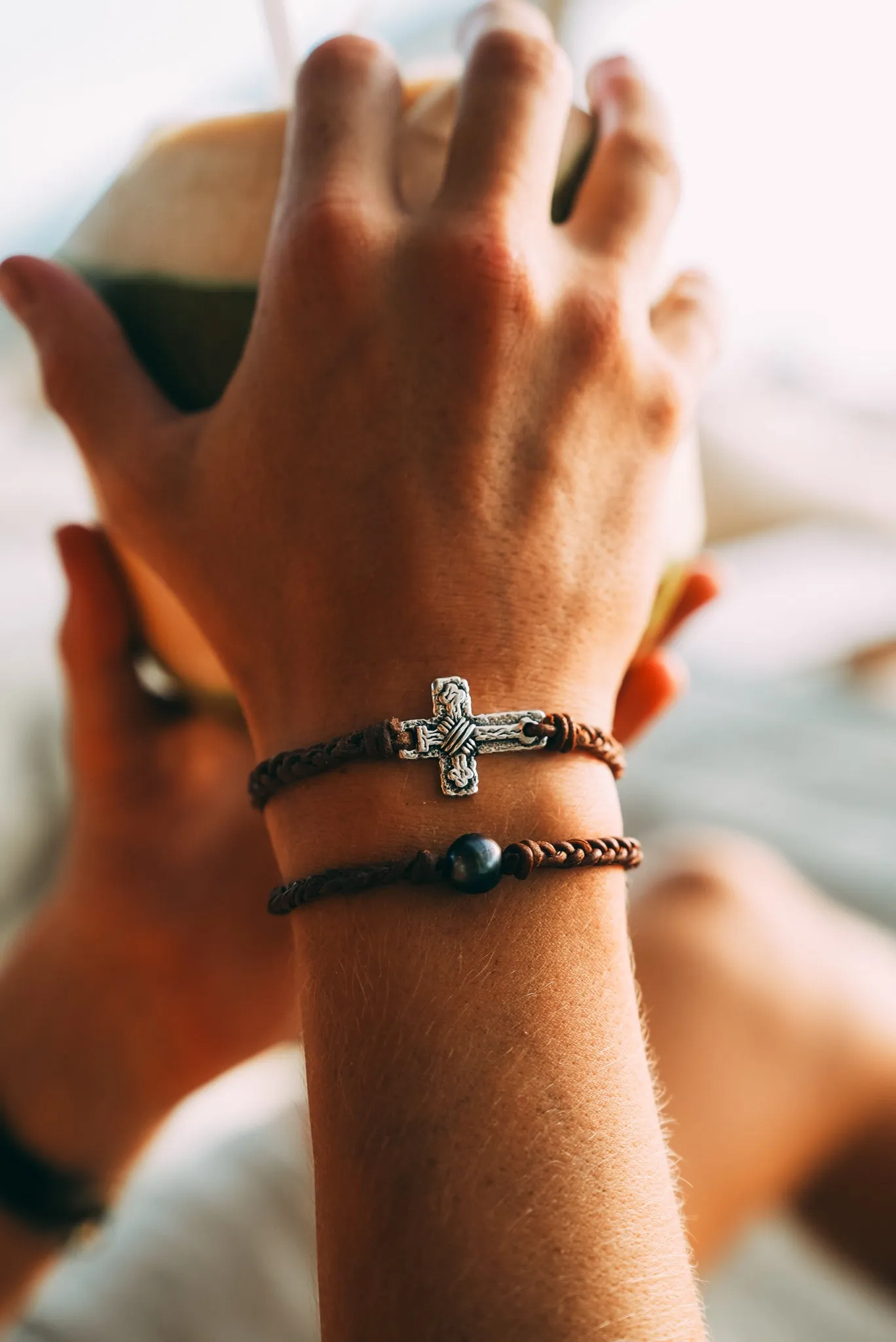 Cross Pendant Bracelet