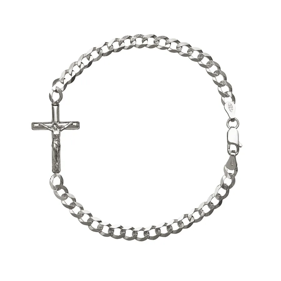 CRUCIFIX - BRACELET - SILVER