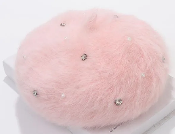 Crystal and Pearl Beret