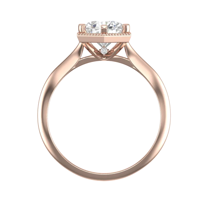 Cubic Zirconia Engagement Ring- Customer Designed Style 6362